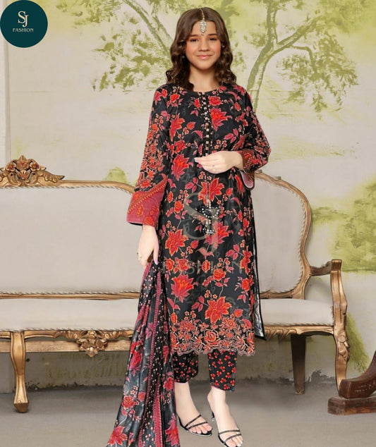 3PCS LAWN SUIT FOR KIDS