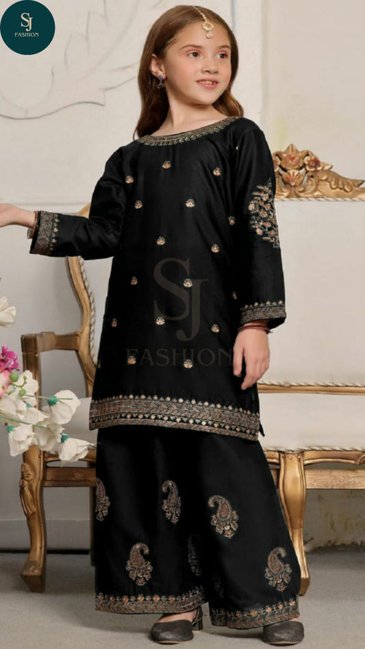 KIDS 2PCS SUIT-SILK SUIT