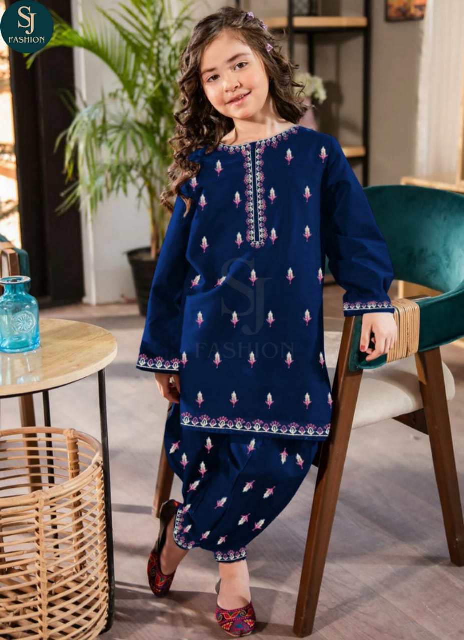2PCS KIDS COTTON SUIT-EID SPECIAL