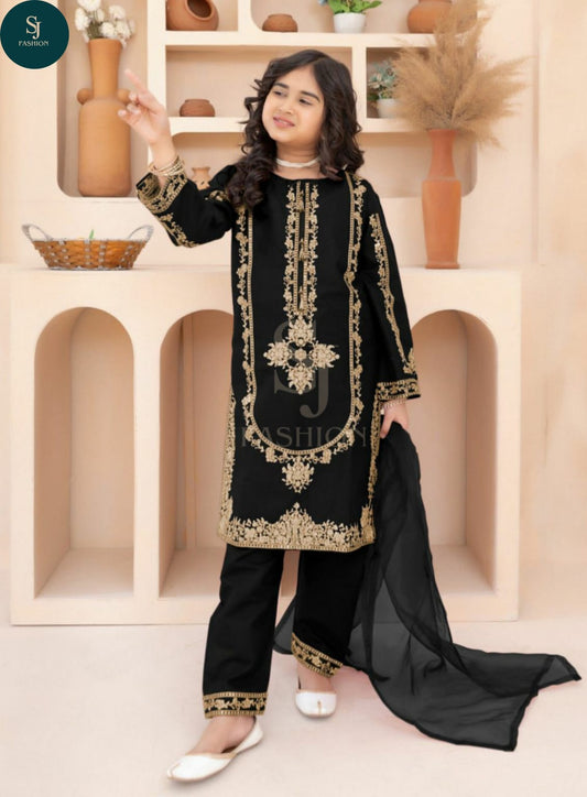 3PCS SILK SUIT FOR KIDS