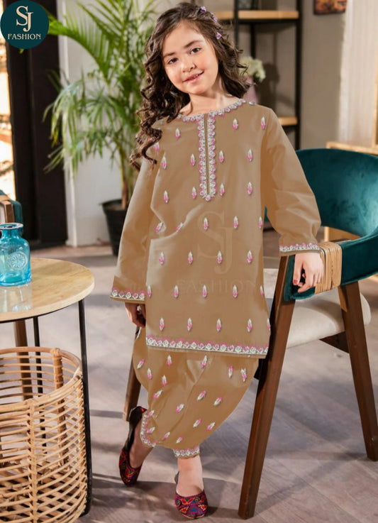 2PCS KIDS COTTON SUIT-EID SPECIAL