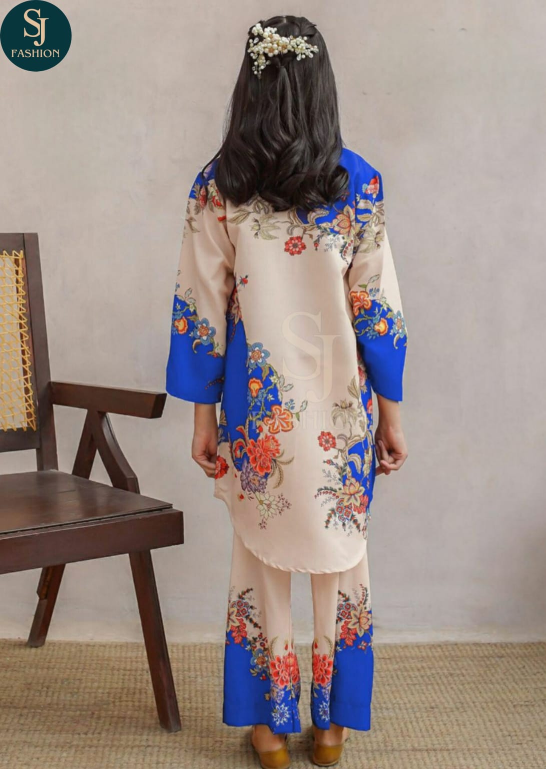 2PCS KIDS LAWN SUIT-DIGITAL PRINTED