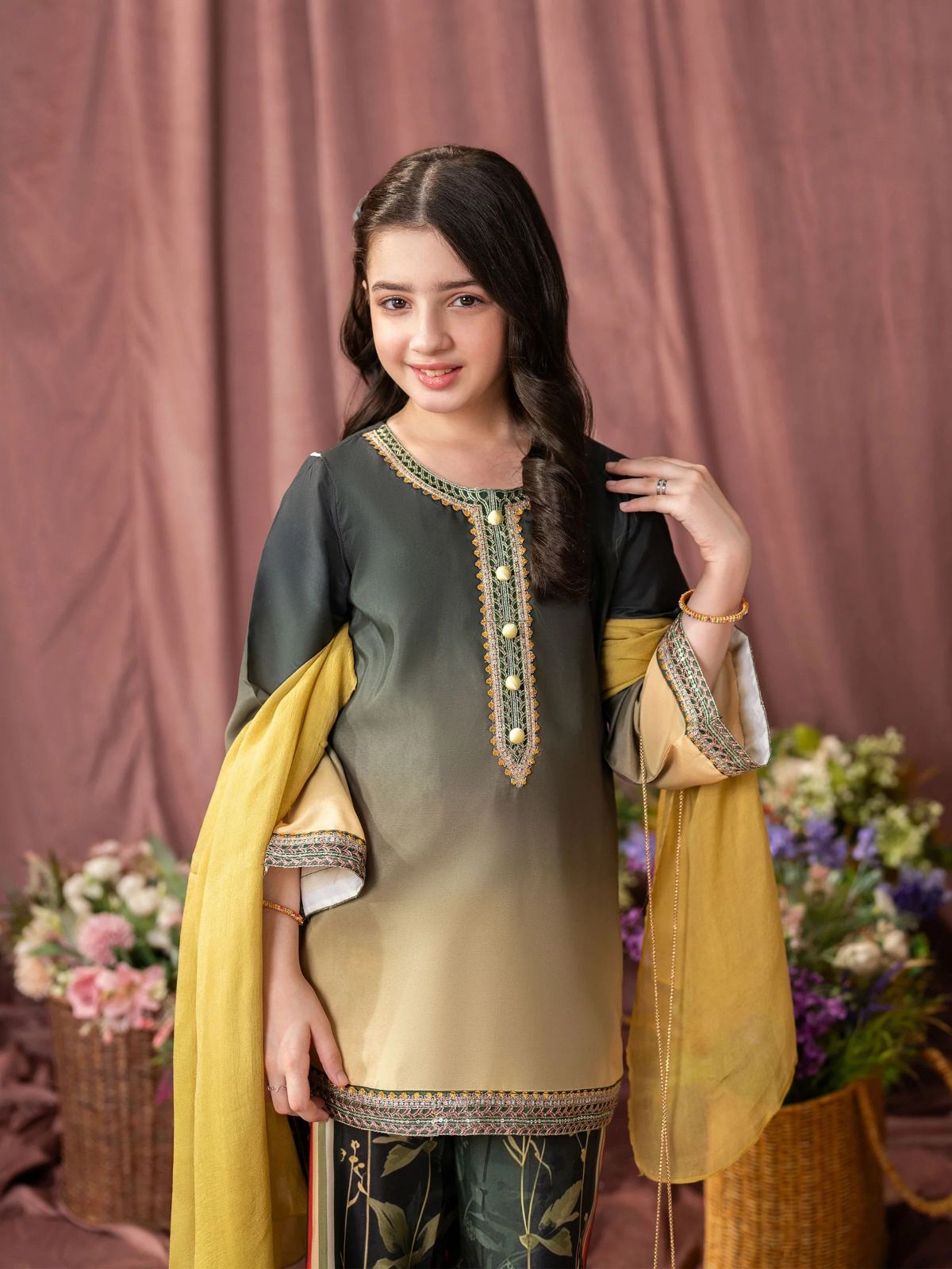 3PCS LAWN SUIT