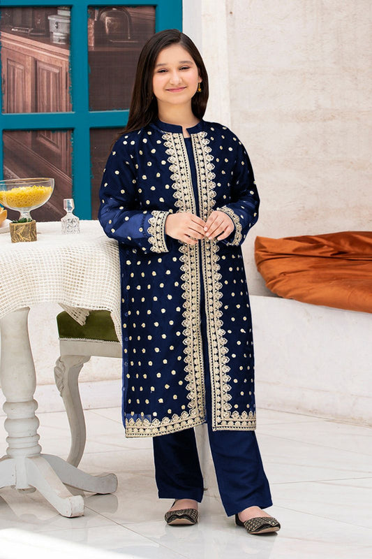 3PCS SILK - Embroidery Gown