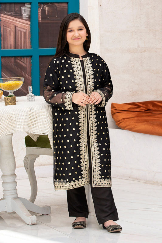 3PCS SILK - Embroidery Gown
