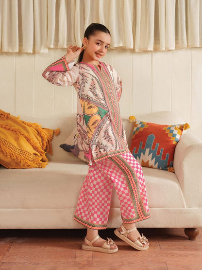 2PCS SWISS LAWN SUIT
