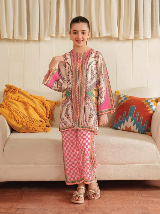 2PCS SWISS LAWN SUIT