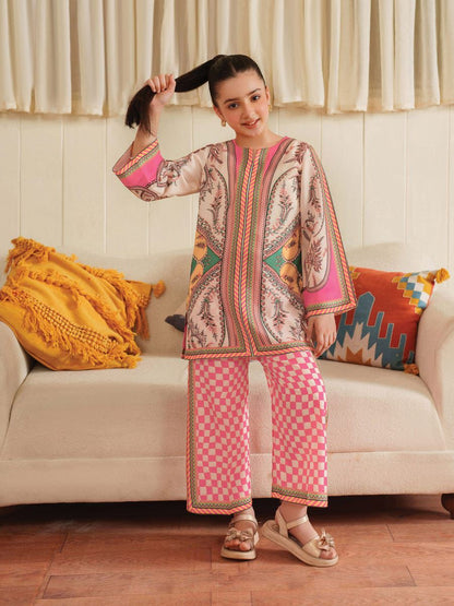 2PCS SWISS LAWN SUIT
