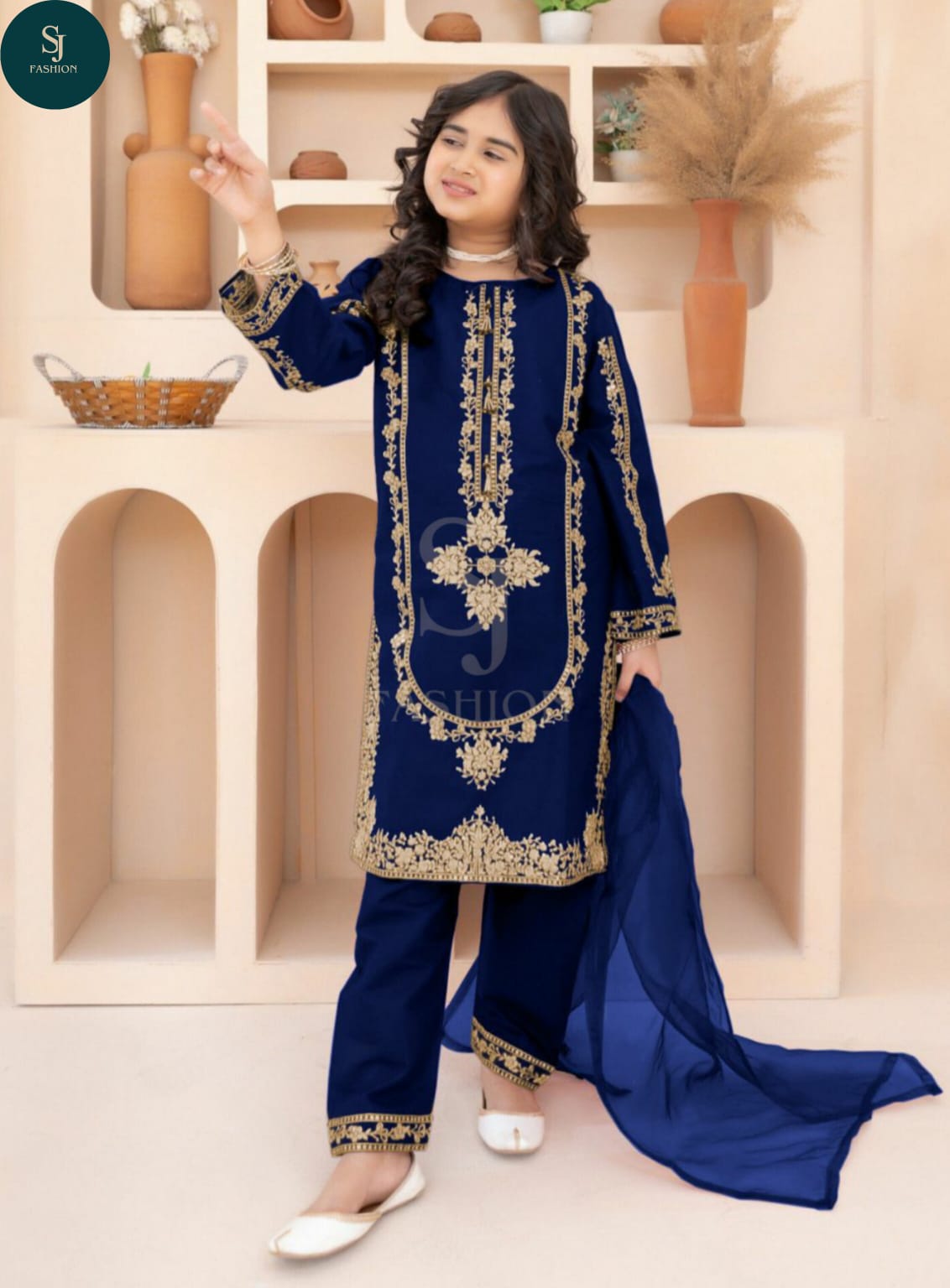 3PCS SILK SUIT FOR KIDS