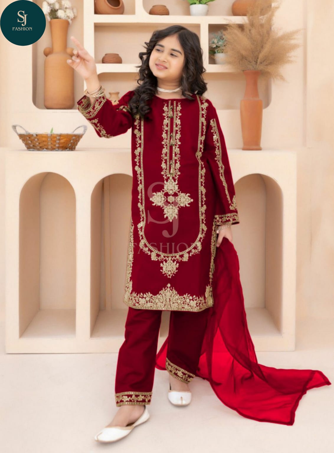 3PCS SILK SUIT FOR KIDS