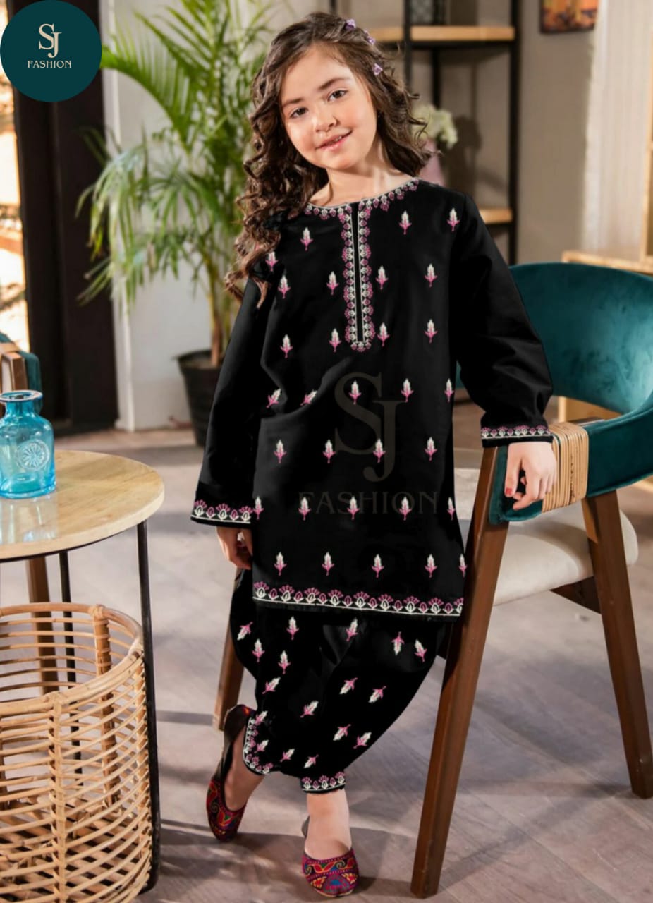 2PCS KIDS COTTON SUIT-EID SPECIAL