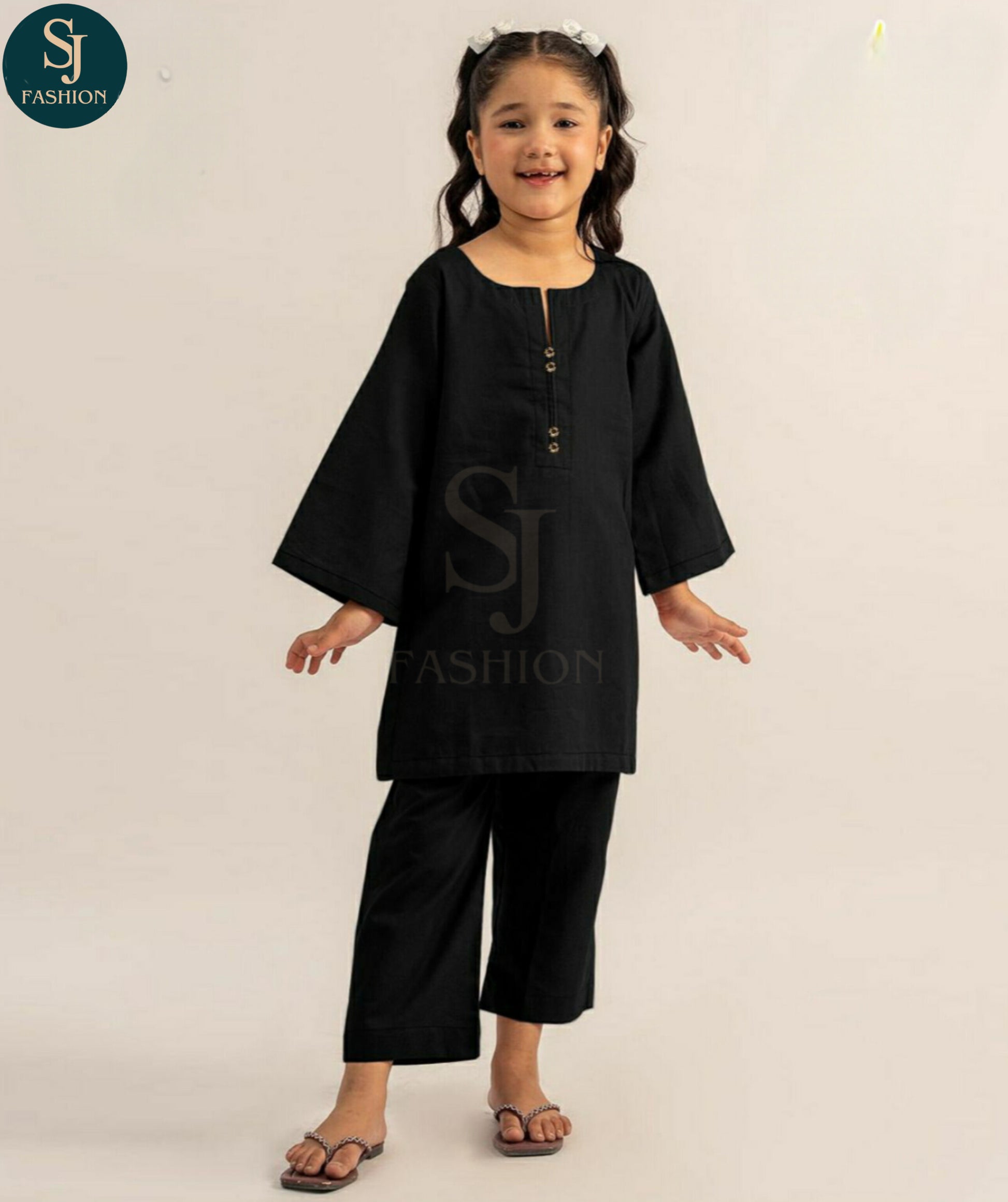 Black Cotton Suit